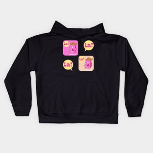 The Pink Palace - Coffee Lovers - La! Off to Work Kids Hoodie